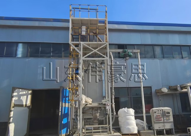硼酸吨袋全自动拆包机 自动吨包拆袋卸料器