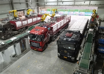 尿素双机器人自动装车机 袋料全自动装车机