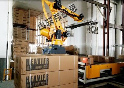 长箱自动码垛机具有机实用性强、应用范围广的特点