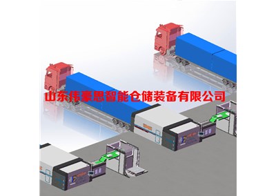 集装箱自动装车机如何进行袋料装车？
