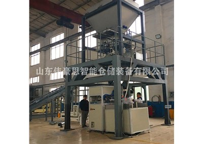 复合肥智能高位码垛机 袋料全自动包装码垛系统