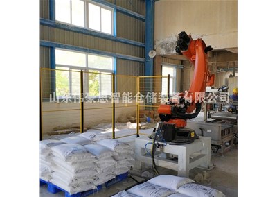 生产保温剂全自动码垛机 自动化码垛设备工作流程