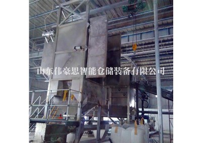 稻壳灰吨袋拆包设备的工作原理