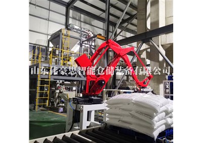 建筑材料全自动码垛机的运作流程