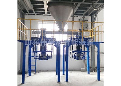 氧化钙粉吨包包装秤的工艺流程