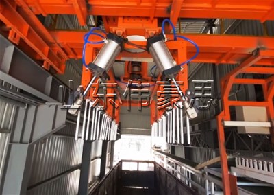 玉米纤维全自动装车机 自动装车机工作现场