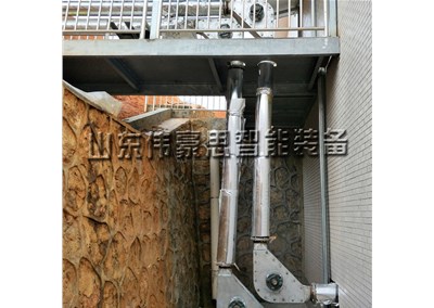 熟石灰管链式输送机 管链粉料输送设备现场