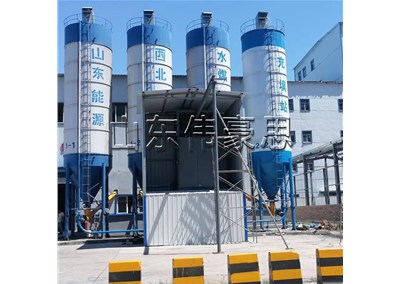 石灰石粉吨包投料站 自动吨袋拆袋设备现场