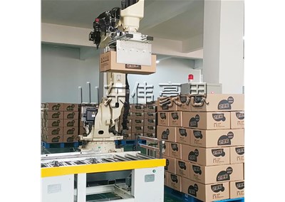 周转箱全自动码垛机 箱装纸巾自动码垛机