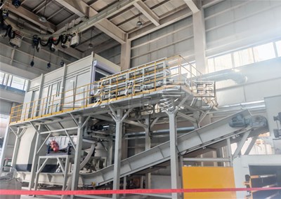 氯化铵全自动吨袋拆包机的工作原理