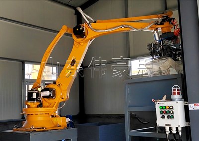 硫磺颗粒自动拆包机器人 机械手全自动破袋机