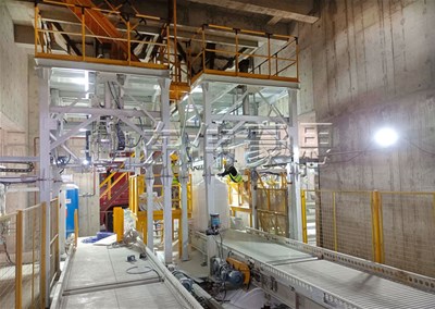 四聚乙醛吨包包装秤 自动吨袋包装机流程